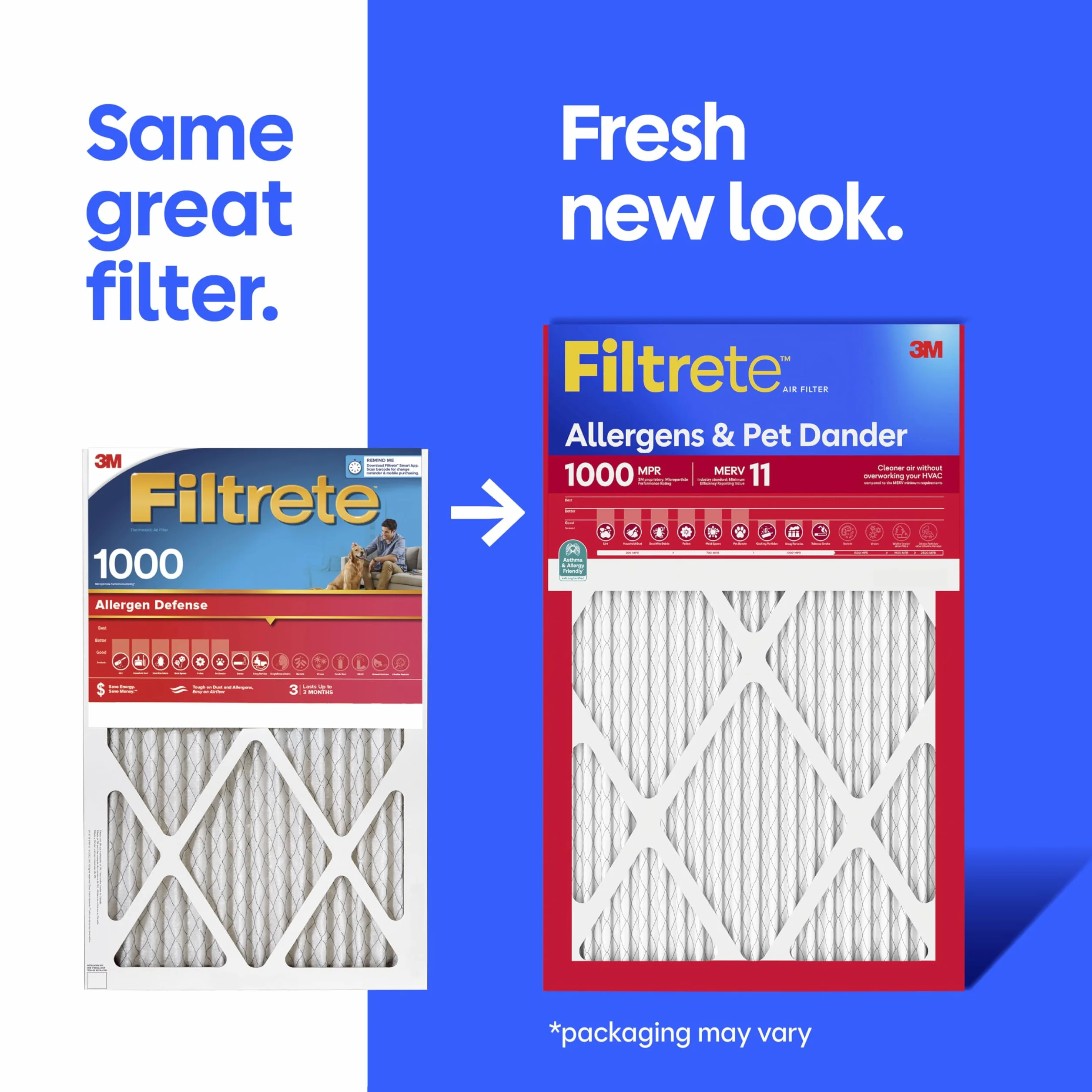 Filtrete 20 x 25 x 1 Filtr Powietrza Pieca AC MPR 1000 2-pak
