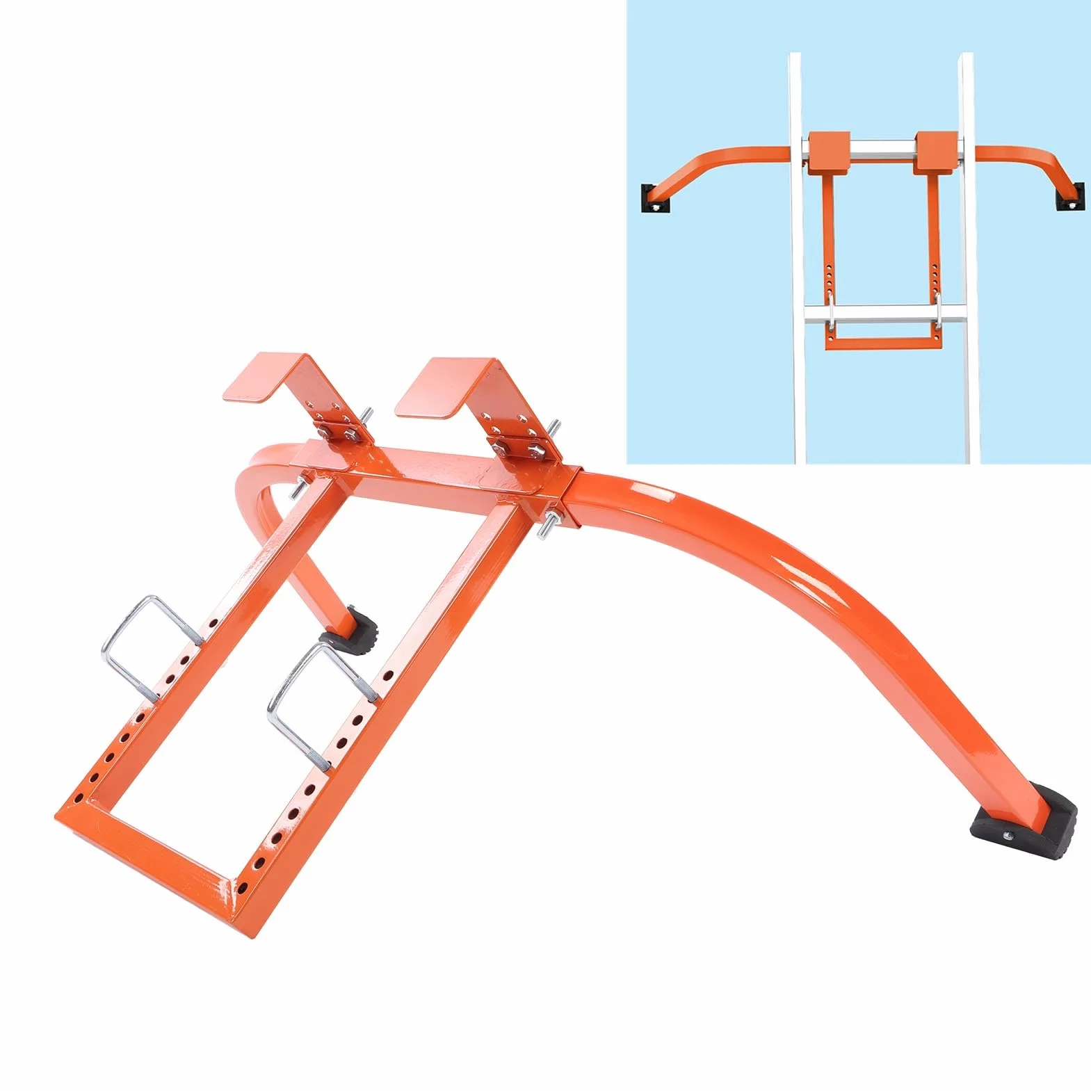 Akcesoria do Stabilizatorów Drabiny Przedłużenie Drabiny Osłona Rynny Urządzenia Zabezpieczające Antypoślizgowe Nogi Drabiny do Wspinaczki Malowanie (ORANGE)