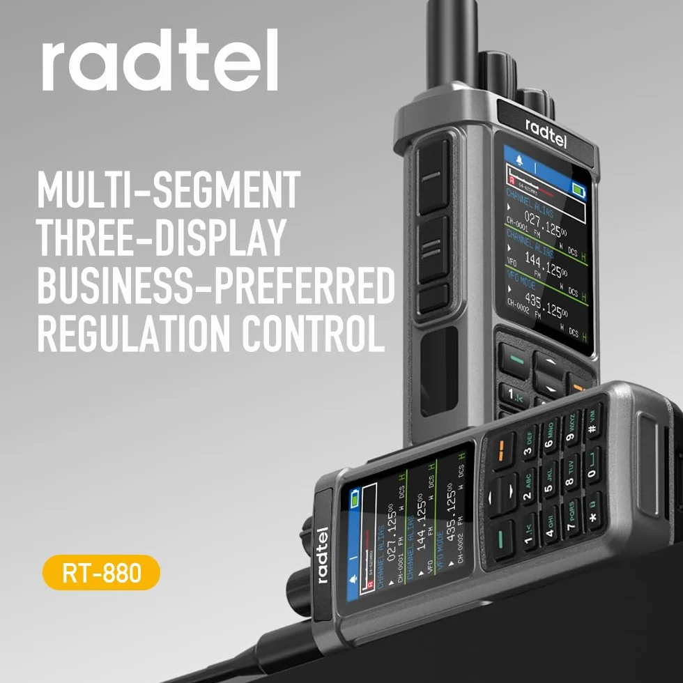 Radtel RT-880G GPS APRS Radio krótkofalowe 10W Walkie Talkie Przenośne radio CB 1024 kanały HF SSB Rx