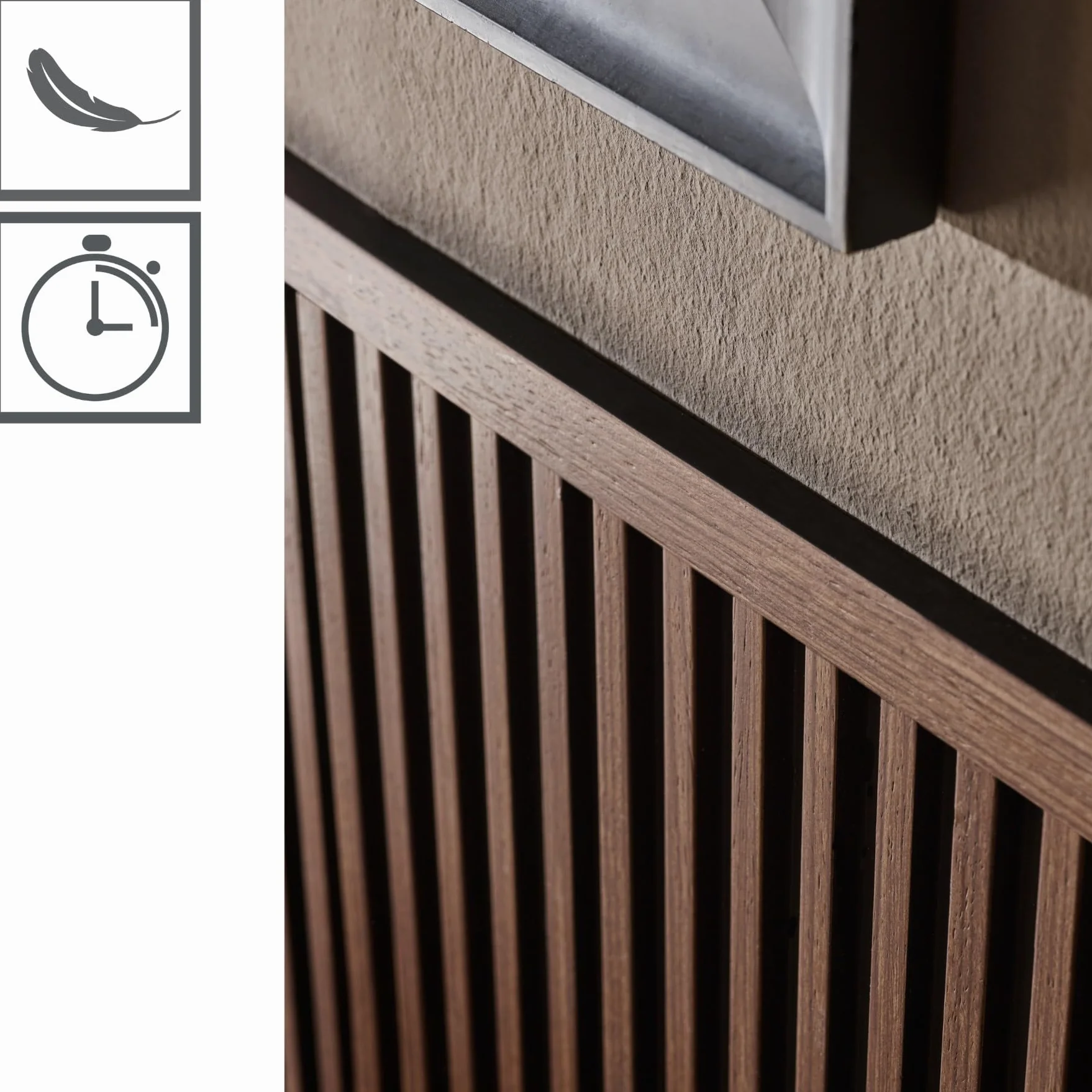 VOX Lamele ścienne L-TRIM LINERIO L-LINE MOCCA 2,65Mx12