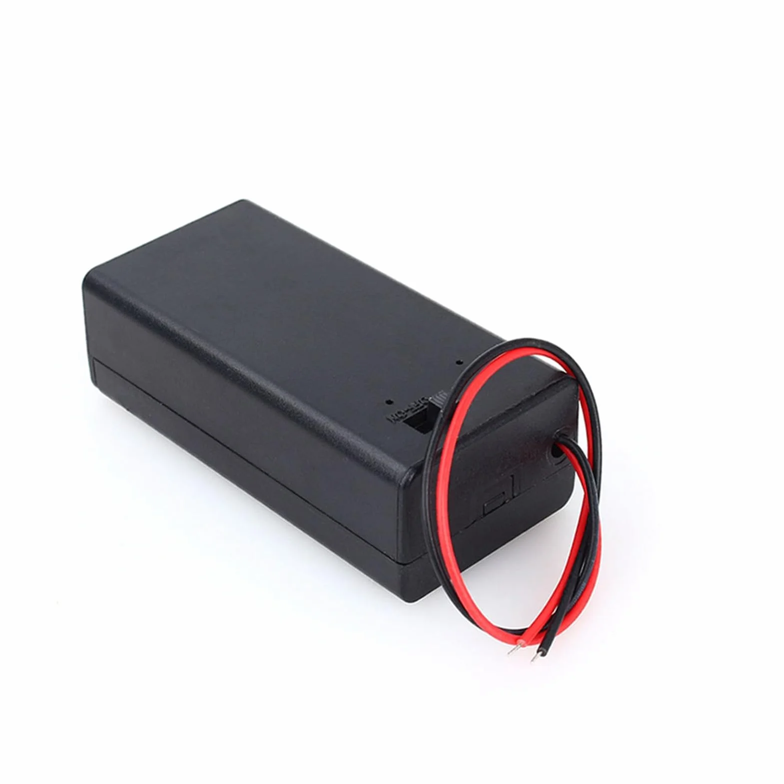 Estink 9 V uchwyt na baterie, komora baterii 9 V z obudową i przełącznikiem, 68,02 x 33,24 x 21,58 mm, długość kabla zasilającego 150 mm