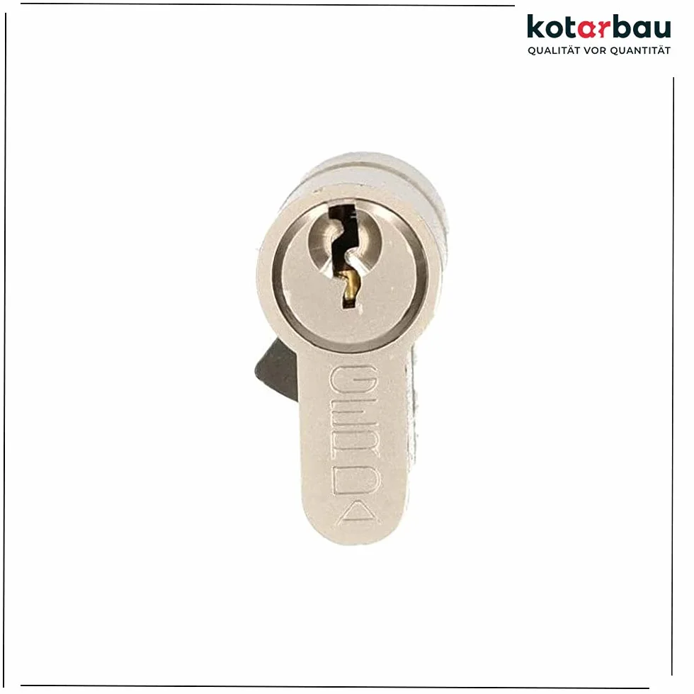 KOTARBAU® Wkładka bębenkowa zamka do drzwi 30/35 nikiel