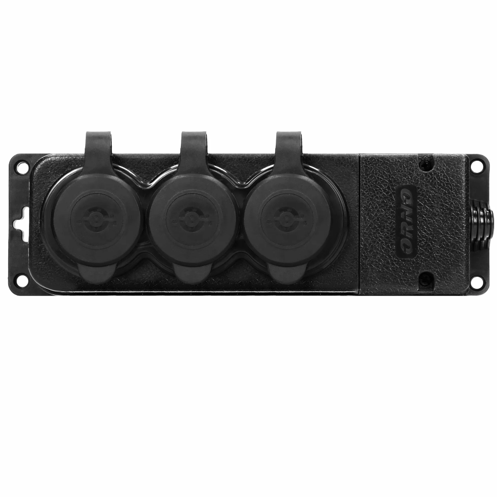ORNO Warsztatowa wtyczka Schuko IP44 230V 16A potrójna