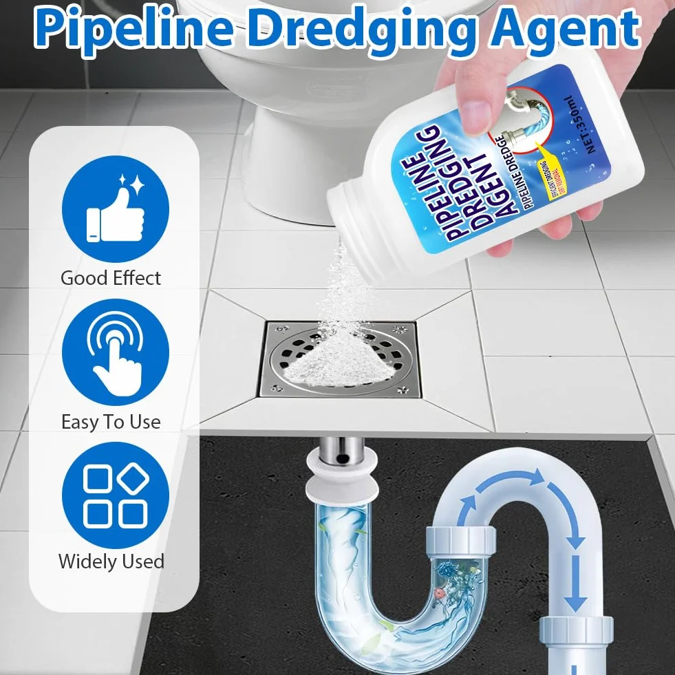 Drain Unblocker 350 ml, środek do Udrażniania Zlewów, Usuwa Włosy i Nieprzyjemny Zapach z Pryszniców, Silna Formuła Czyszcząca, Bezpieczny dla Wszystkich Rur, Usuwa Zatory i Wolno