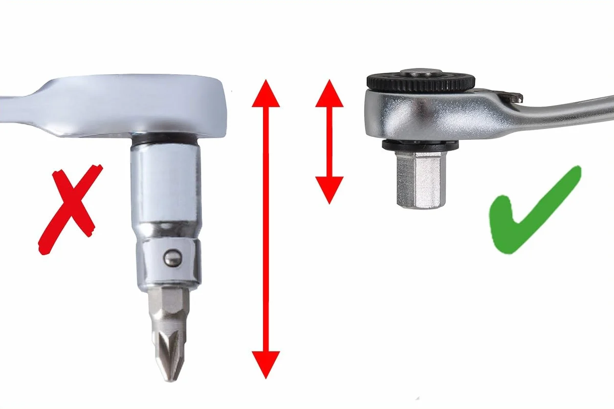 KS Tools 918.3050 1/4" + 11 mm klucz do gniazd przelotowych i zestaw bitów, 31-szt