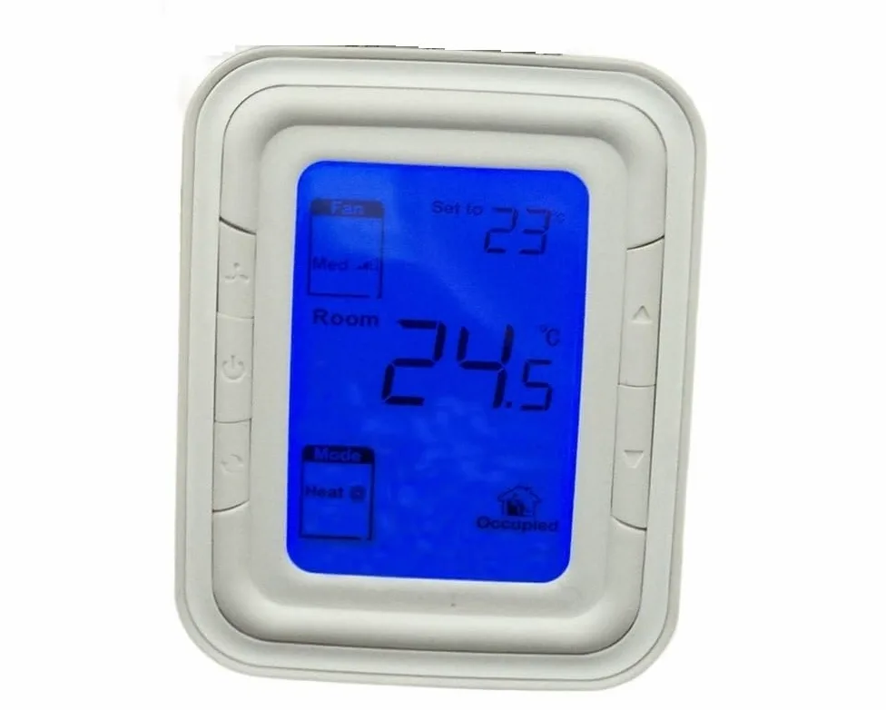Termostat cyfrowy, Cyfrowy termostat klimatyzatora, termostat pokojowy elektroniczny przełącznik modułu kontroli temperatury, T6861V2WG T6861V1WG(Blauw)