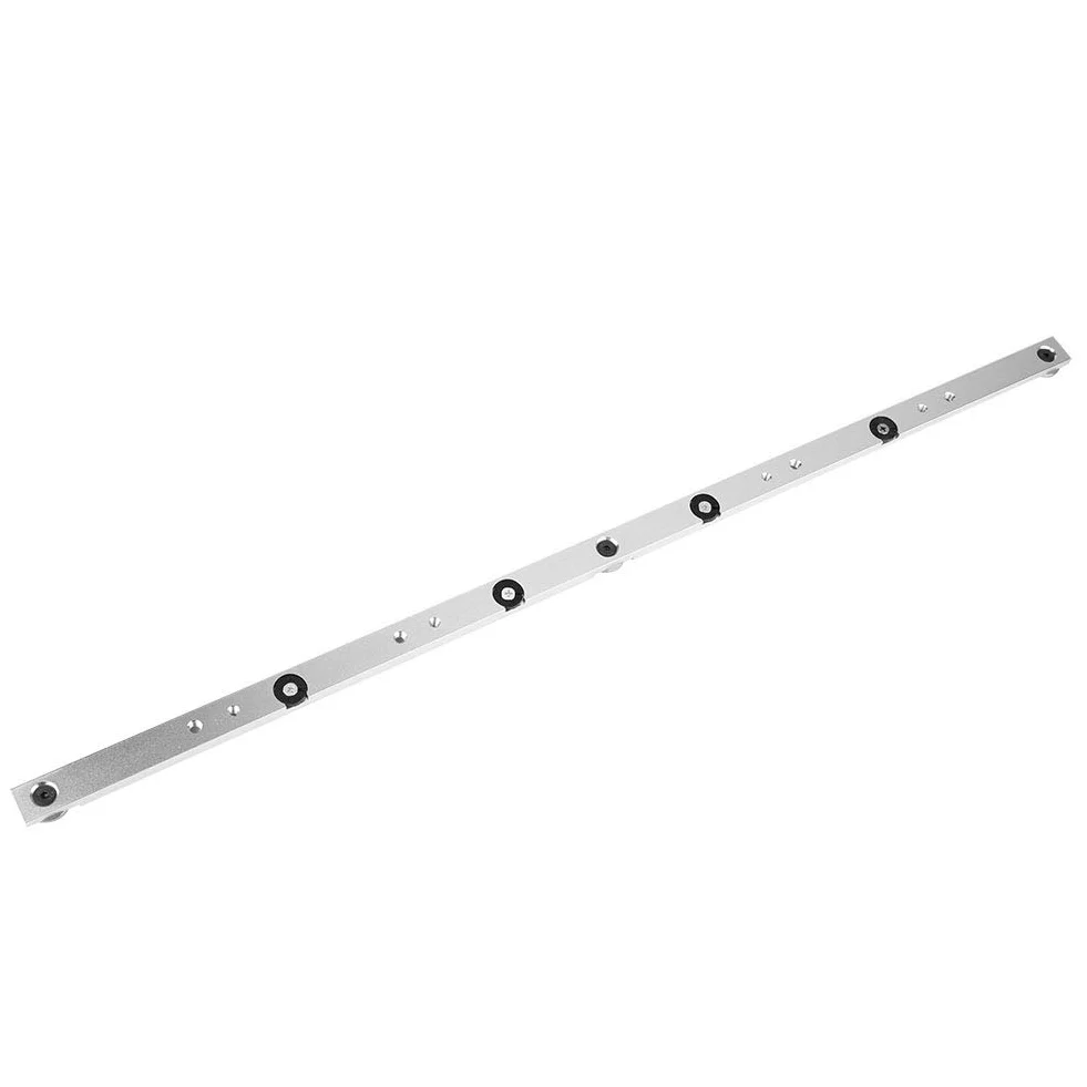 Pręt ukośny szyny 650 mm, prowadnica ukośna ze stopu aluminium Piła stołowa Pręt pomiarowy Narzędzie do obróbki drewna do budowy różnych przyrządów, regulowana prowadnica ze stali nierdzewnej
