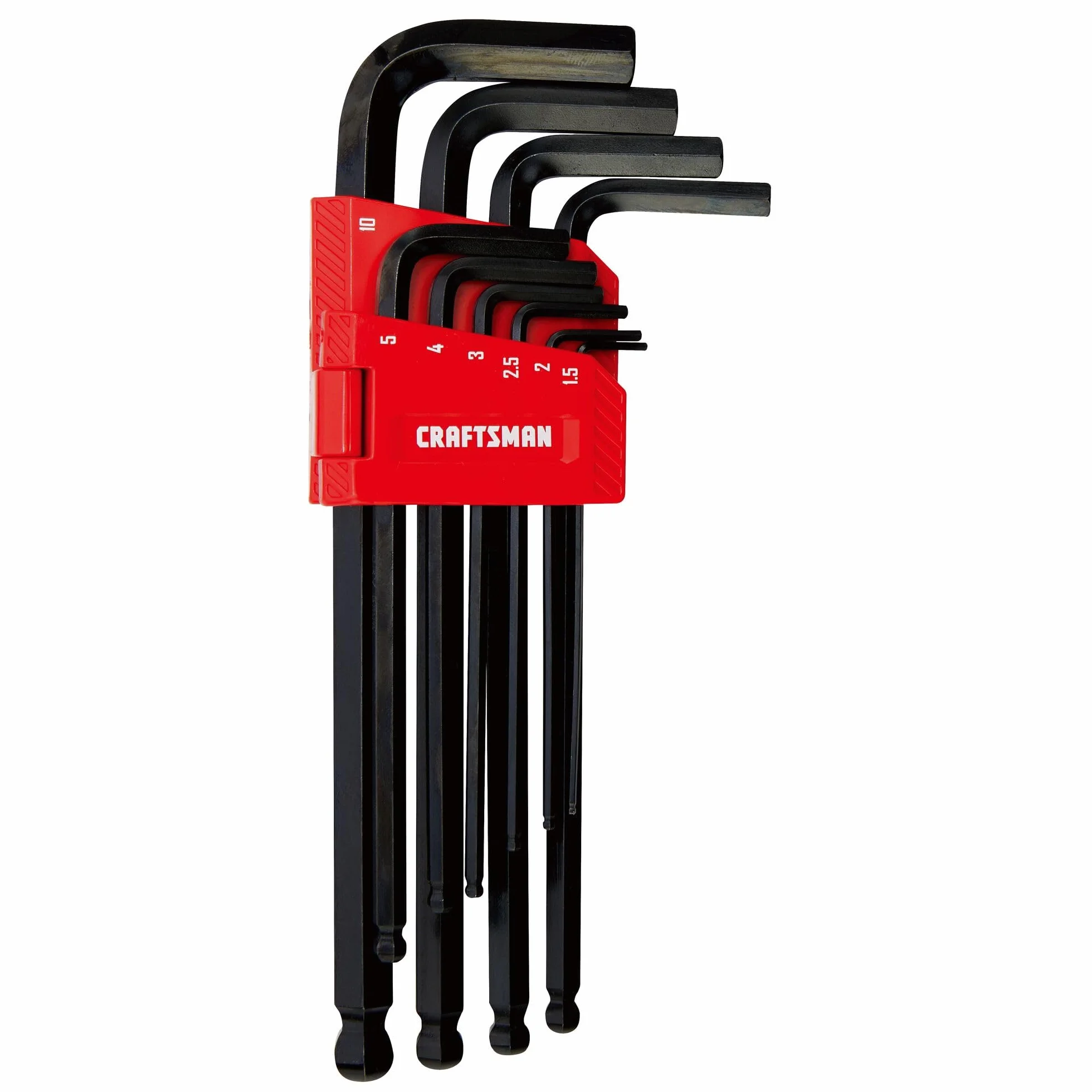 CRAFTSMAN Zestaw kluczy imbusowych z końcówką kulową, mm, 10-częściowy (CMHT26029)