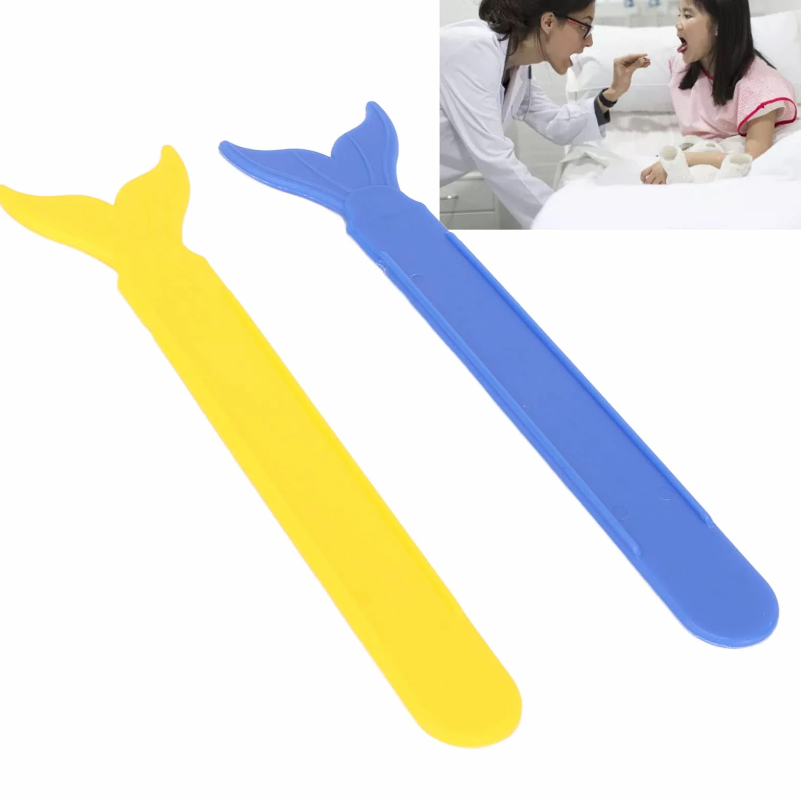 Zestaw do ćwiczeń z końcówką języka, 2 szt. Trener do ćwiczenia końcówki języka przenośny dla dzieci plastikowe narzędzie do treningu siły języka jamy ustnej