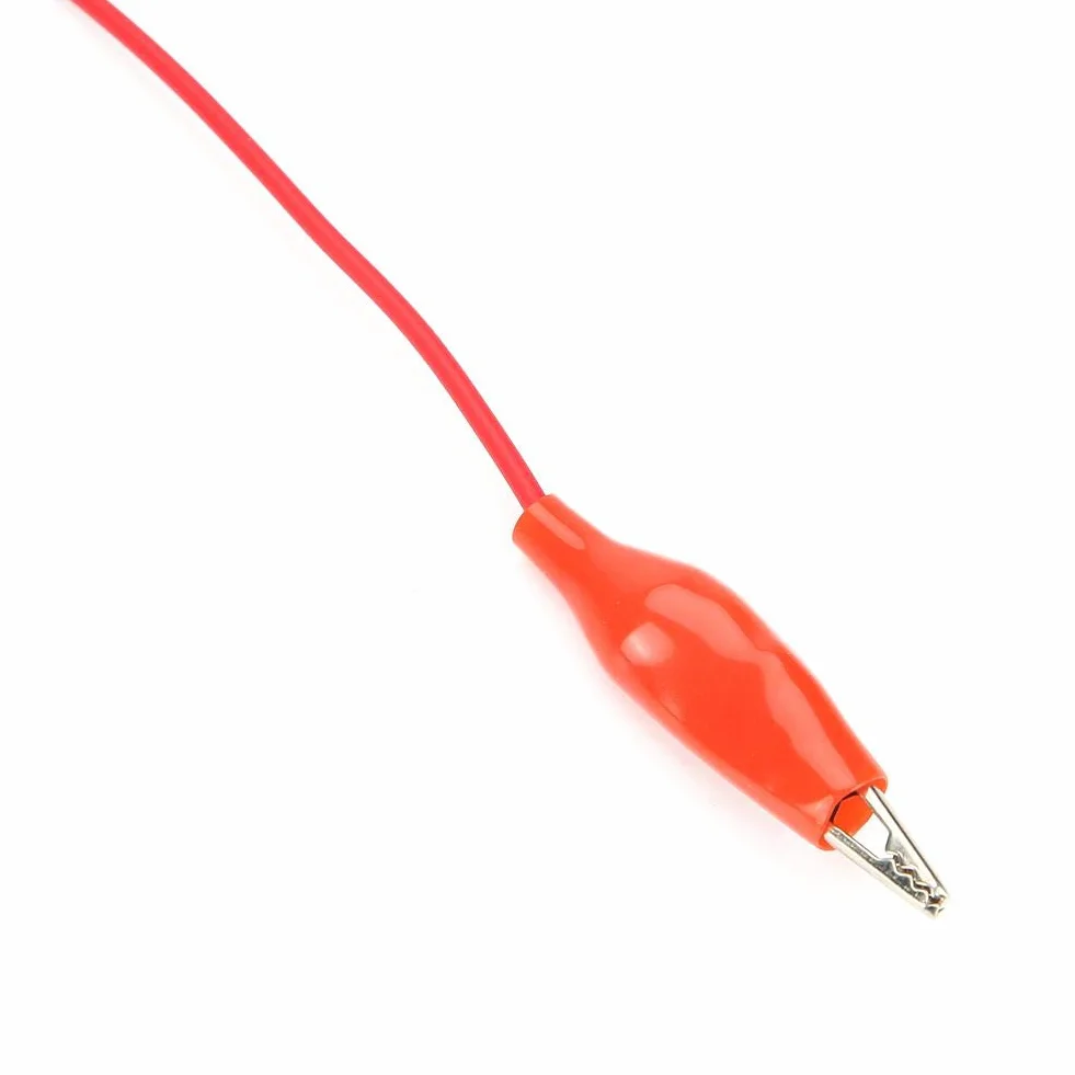 Krokodilklemmen Draht, 10pcs 5 Farben 50cm Doppelseitige Drahtmessleitungen Alligatorclips Set