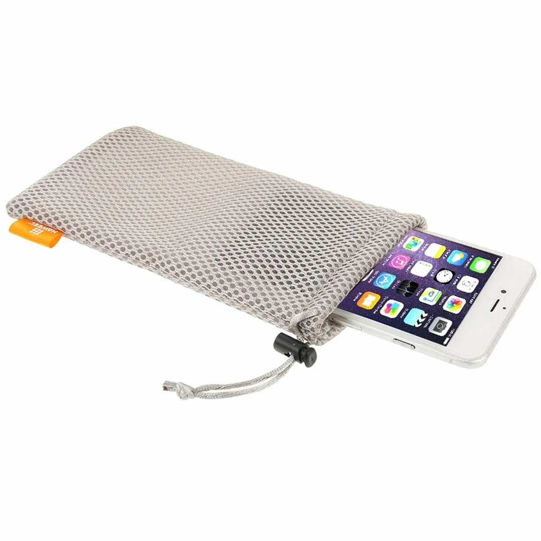 Uniwersalne etui na telefon komórkowy nylonowa siatka 18 x 5 x 9 cm do 6,5 cala