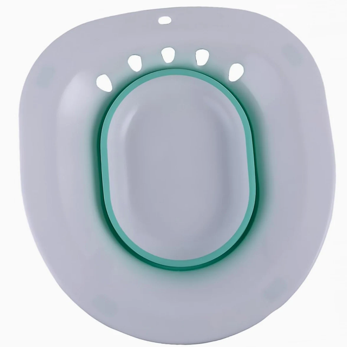 Przenośny bidet dla kobiet w ciąży i dorosłych, oszczędność miejsca, funkcja zapobiegająca przelewaniu, idealny do standardowych toalet, rozwiązanie higieniczne do higieny intymnej.