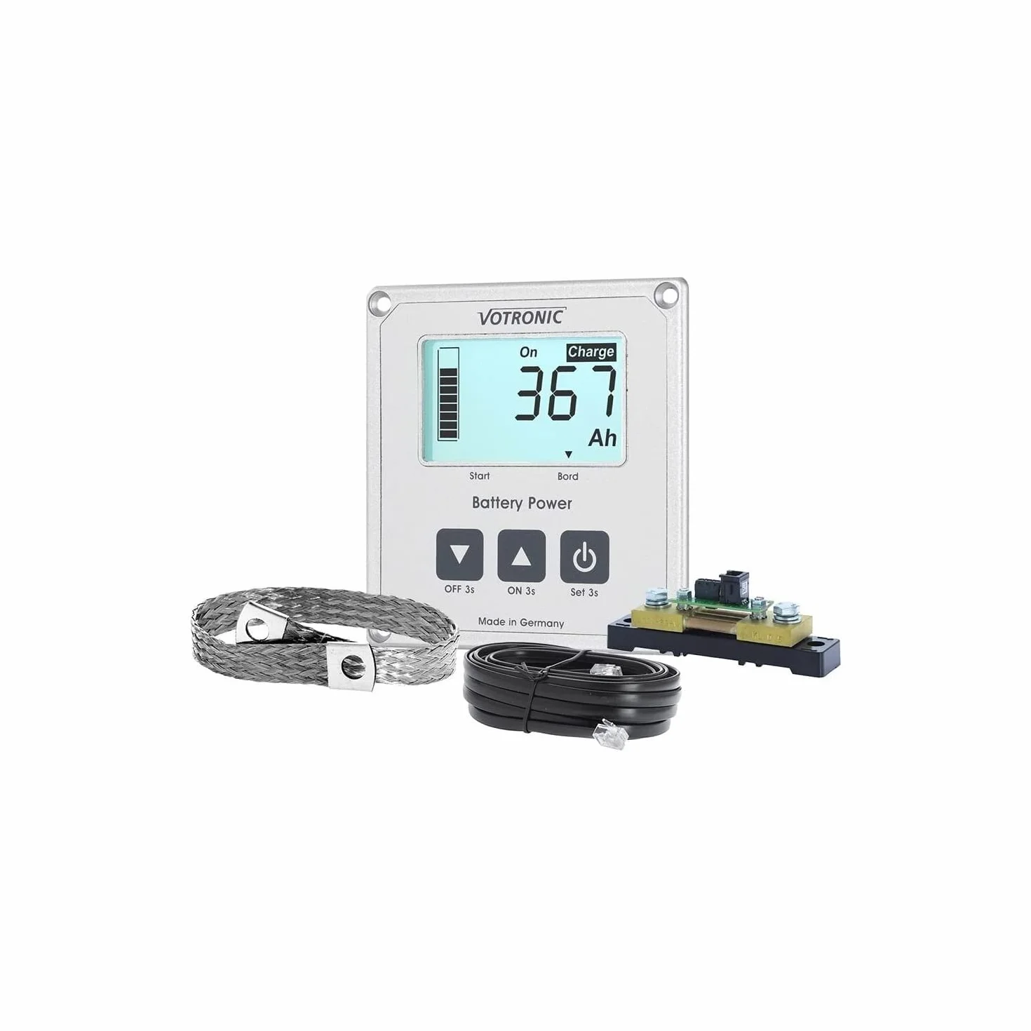 VOTRONIC 1263 komputer na baterie LCD 100 S Smart Shunt taśma masowa