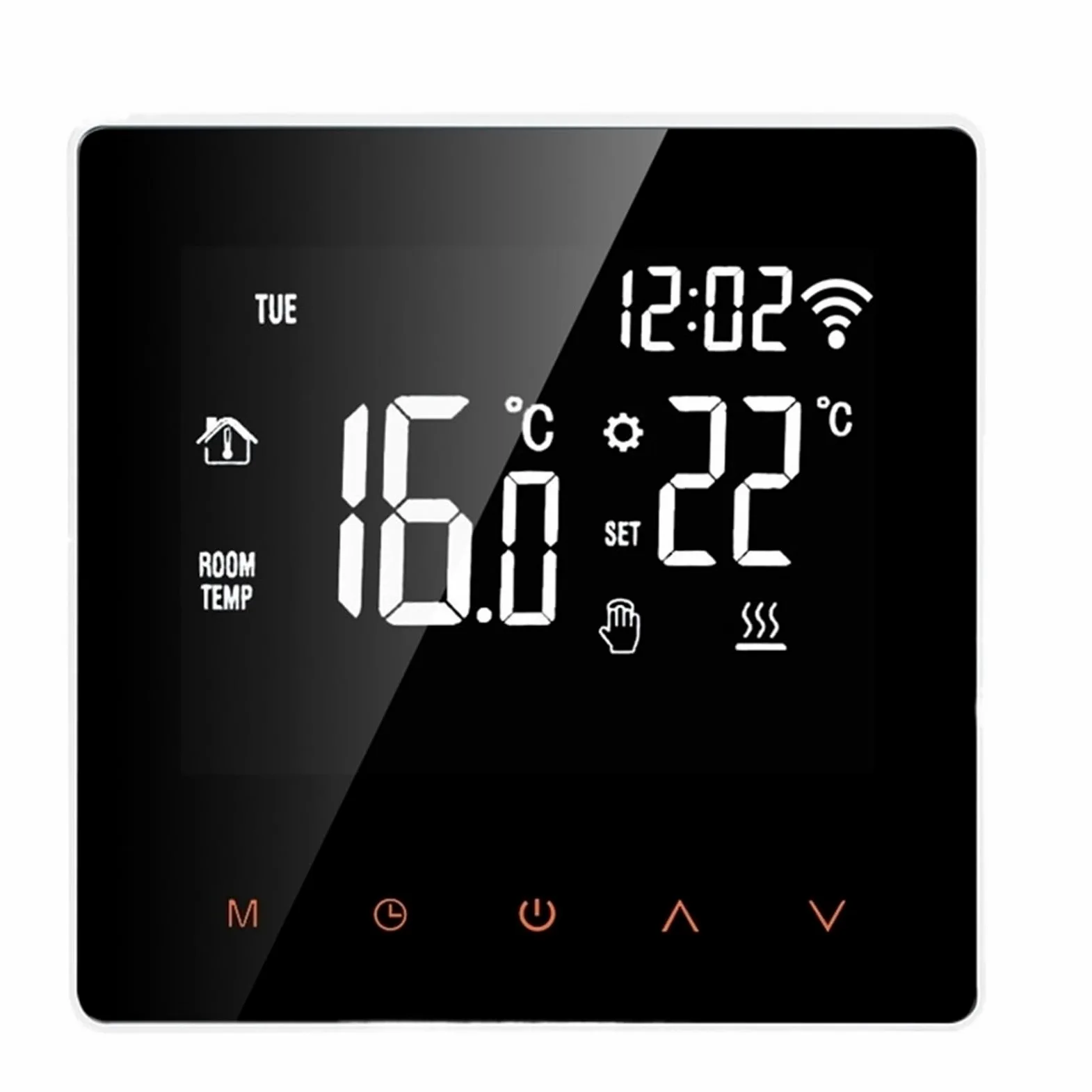 Inteligentny termostat WiFi, elektryczne ogrzewanie podłogowe woda/kocioł gazowy temperatura pracy pilota zdalnego sterowania Informacja O ZgodnośCi(WiFi Water Heating)