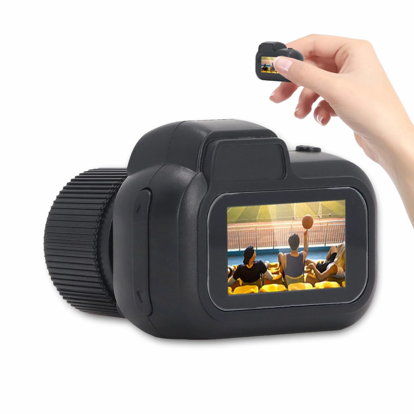Bardzo Mały Aparat Cyfrowy, Przenośny Kompaktowy Aparat Fotograficzny z Brelokiem, Wideo 1080P, Mały Aparat Fotograficzny 2 MP, możliwość Rozbudowy o 128 GB