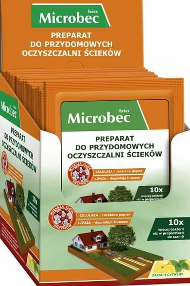 BROS Microbec BIO aktywator do przydomowych oczyszczalni 35 g