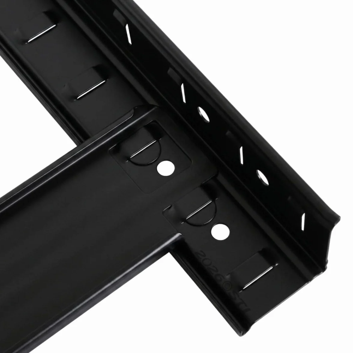 STI Półka metalowa 180 x 120 x 45 cm, nośność 875 kg (175 kg na półkę) czarna malowana proszkowo ocynkowana ogniowo, 5 półek z płytami MDF, wysoka nośność, piwnica, garaż, licznik