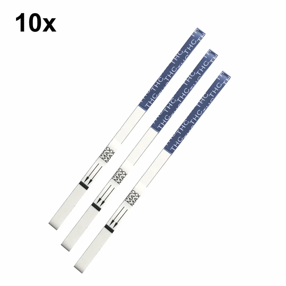 10 x szybki test THC 25 ng/ml – test narkotykowy na marihuanę