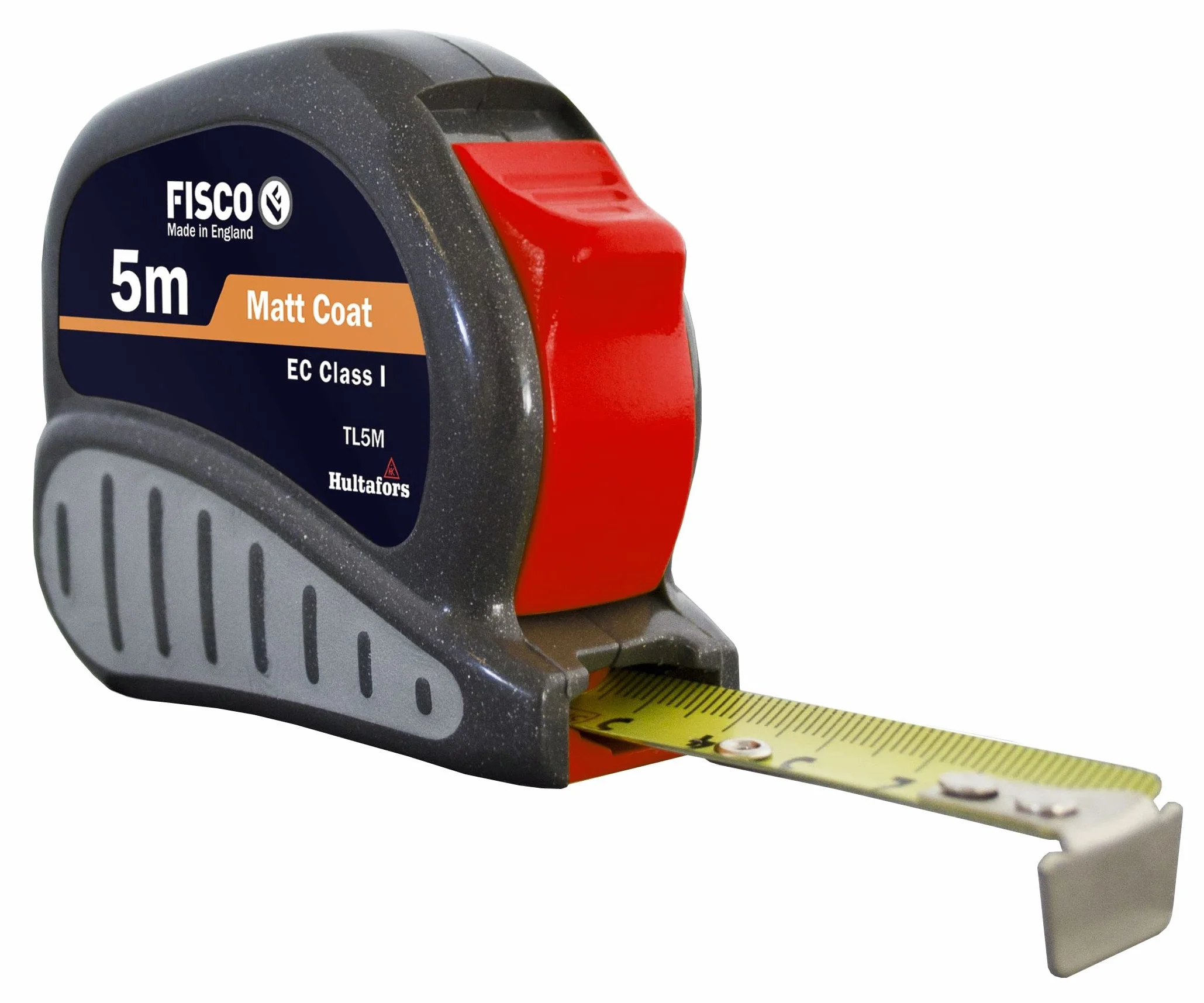 FISCO TV5M-SR - Flexometer klasy I z obudową ABS z gumowym uchwytem TRI-LOK (5x25)