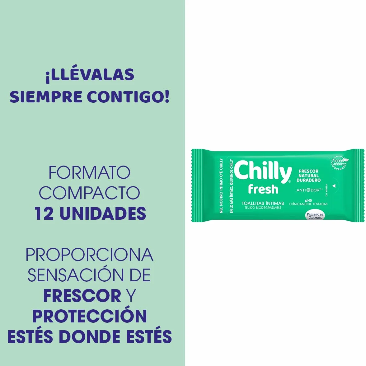 Chilly Toallitas Fresh 12 U