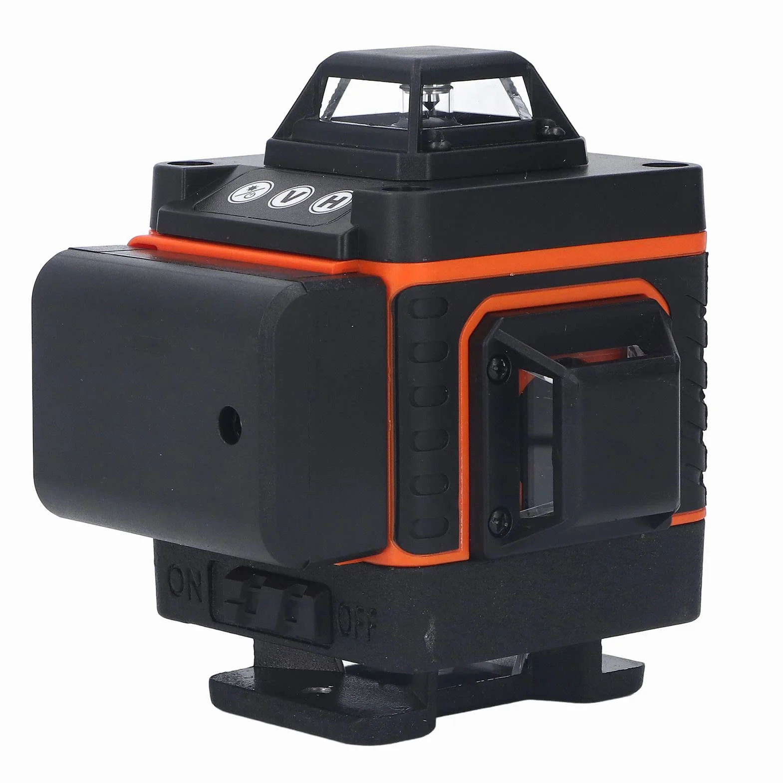 Poziom Lasera 16 Linii 4D Green Beam Linia Laserowa Poziom 4x360 ° Samoregulujący Płaski IP54 Wysoka dokładność Samopoziomujący Przyrząd do Poziomowania Linii Pomarańczowy do