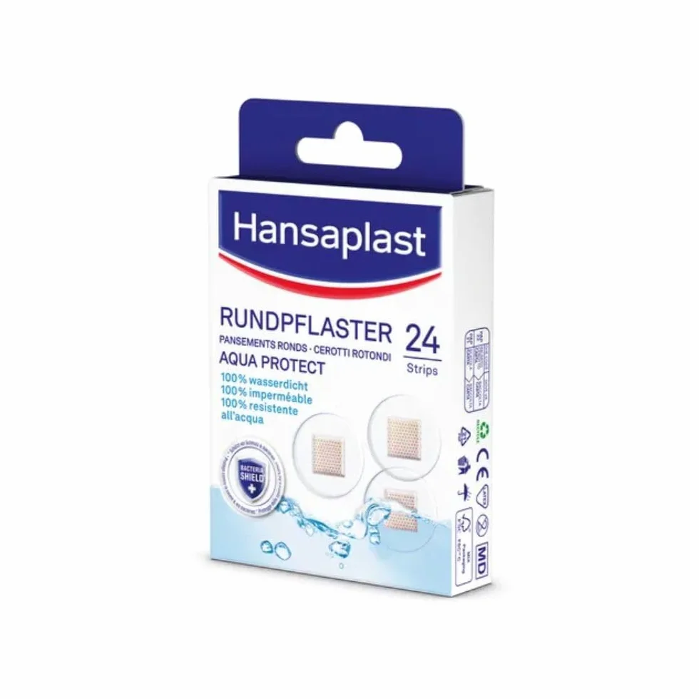 Hansaplast Aqua Protect plaster okrągły 24 paski