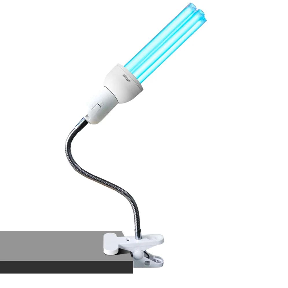 HYLR Suwaki LED 220V 30W UV sterylizacja ozonem Lampa E27 Antybakteryjna podstawa 99% Ultrafioletowa dezynfekcja bakteriobójcza światła