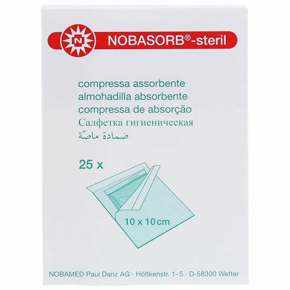 Noba opatrunek chłonny sterylny 10 x cm 25 sztuk