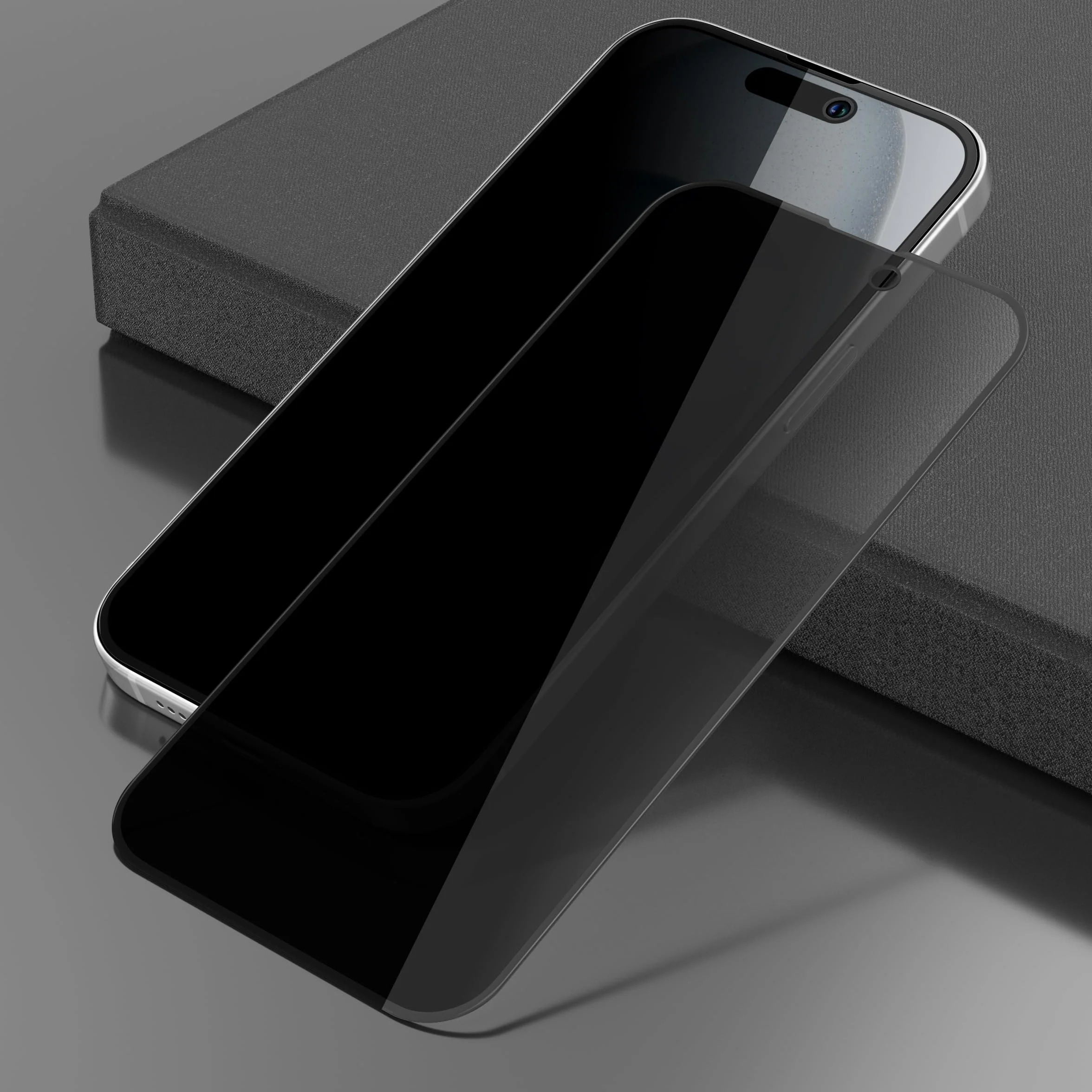 Szkło hartowane z filtrem prywatności do iPhone 15/16, 2 sztuki