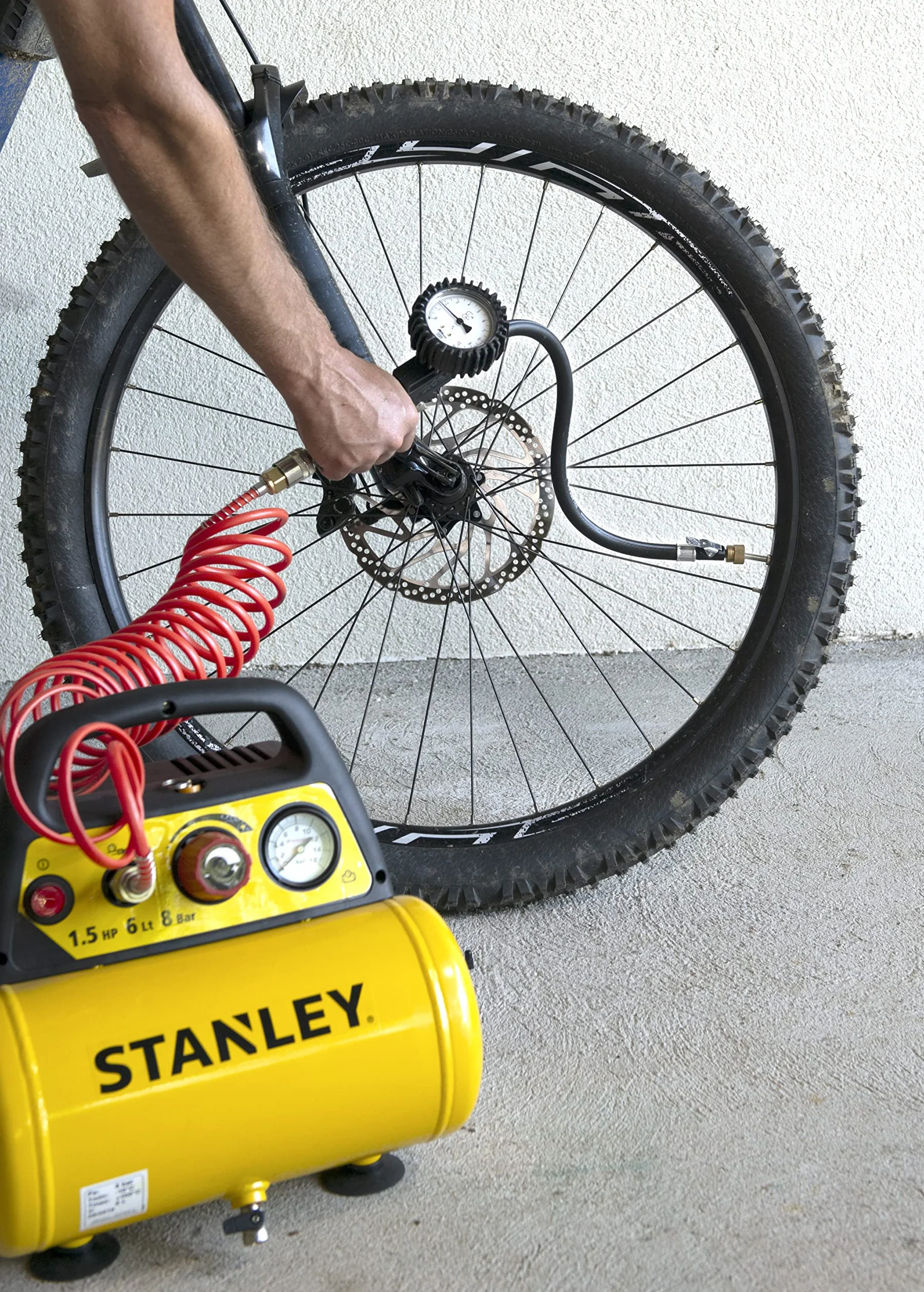 Stanley Dn200/8/6 Kompresor, Żółty/Czarny, 38 x 38 x 35 cm