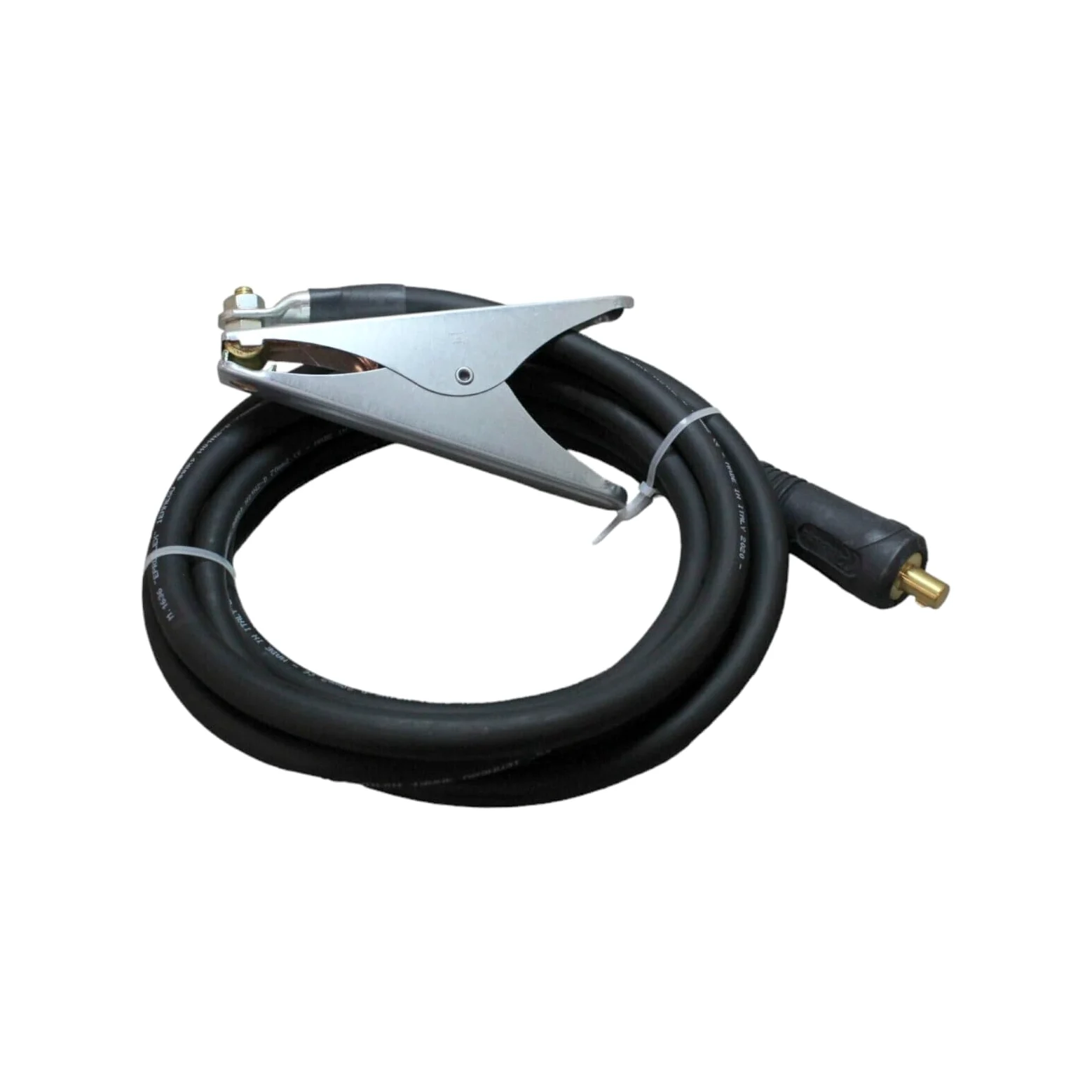 Massekabel Schweißkabel 10,16,25,35,50,70mm² HAR 4m 200/400A Masseklemme Stecker (25mm² 9mm Dorn)