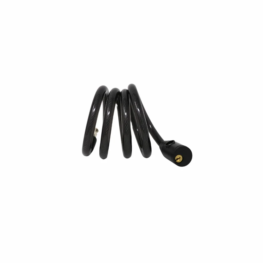Stahlex zapięcie na kabel 390 z uchwytem – 120 cm zapięcie rowerowe z kluczem | kabel stalowy 12 mm, kolorowy i elastyczny | w zestawie 2 klucze i uchwyt | do roweru, roweru elektrycznego, skutera
