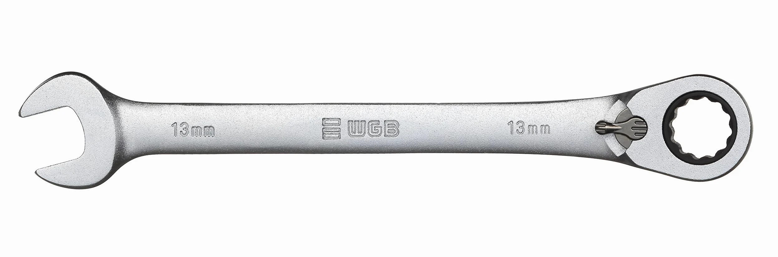 Klucz płasko-oczkowy z grzechotką | CrV | 72 zęby | nr 237 | 36 mm | WGB