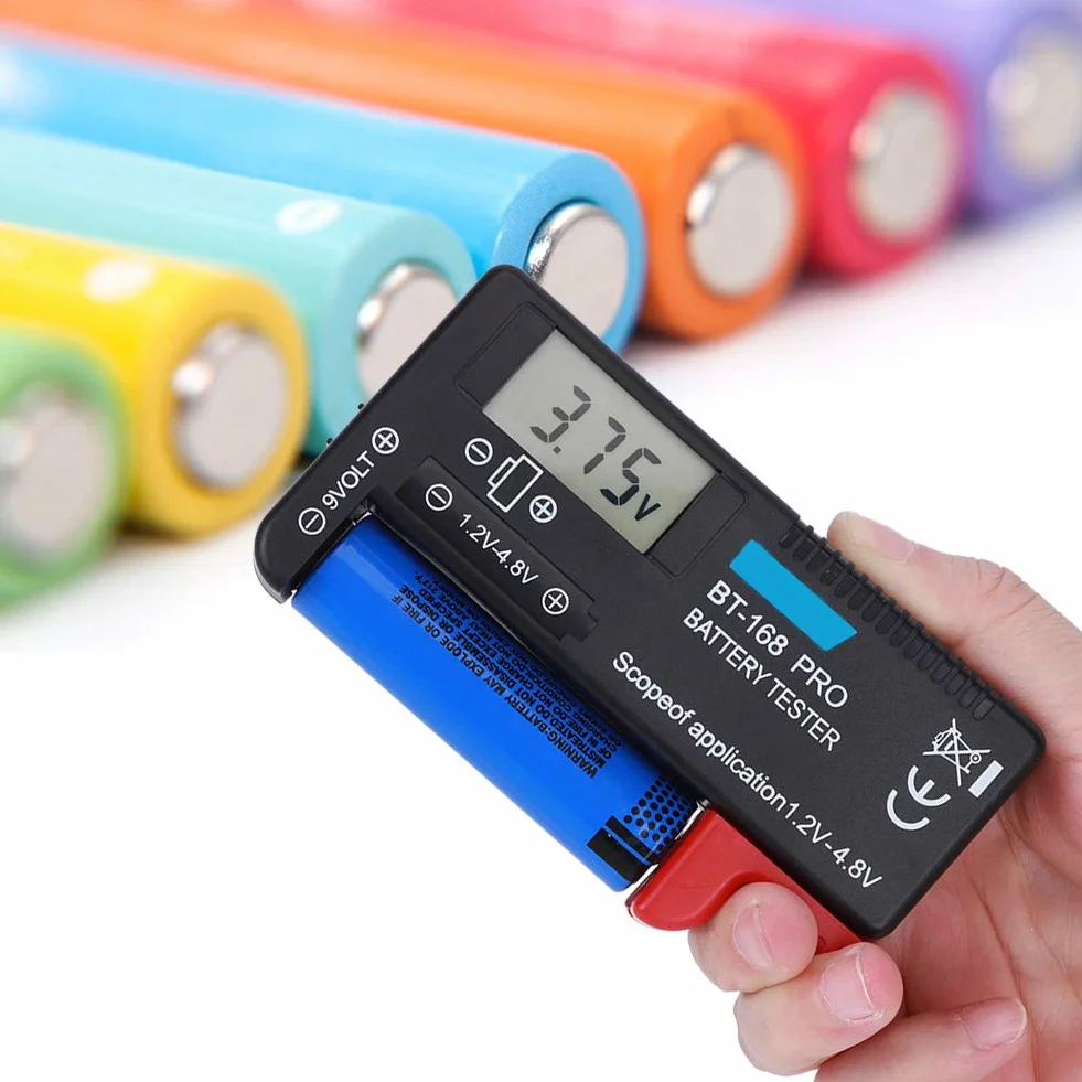 Cyfrowy tester baterii LCD BT 168Pro 1,2V 4,8V do AAA AA