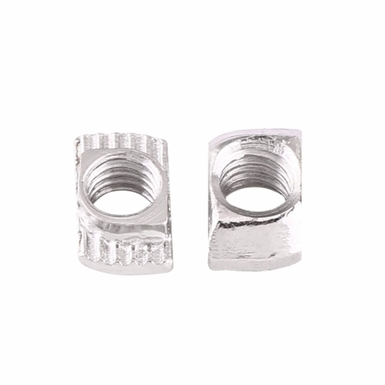 50 szt. nakrętka z łbem młota T-Slot T, ocynkowane zapięcie na nakrętkę ze stali węglowej do profilu aluminiowego (EU20-M4 * 10 * 6)