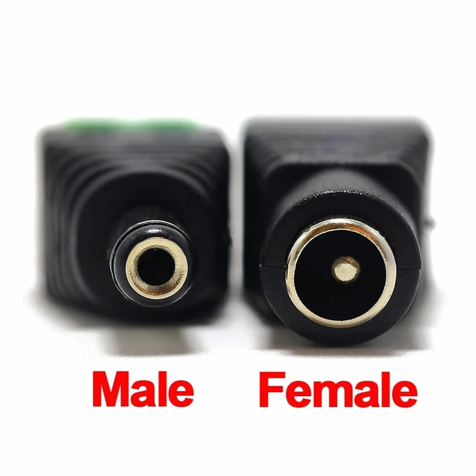 Adapter DC Power Plug 5,5 x 2,1/2,5 mm i 3,5 x 1,35 mm męski żeński łącznik do taśmy LED 1/5/10 pary (5,5 x 2,5,5 pary)