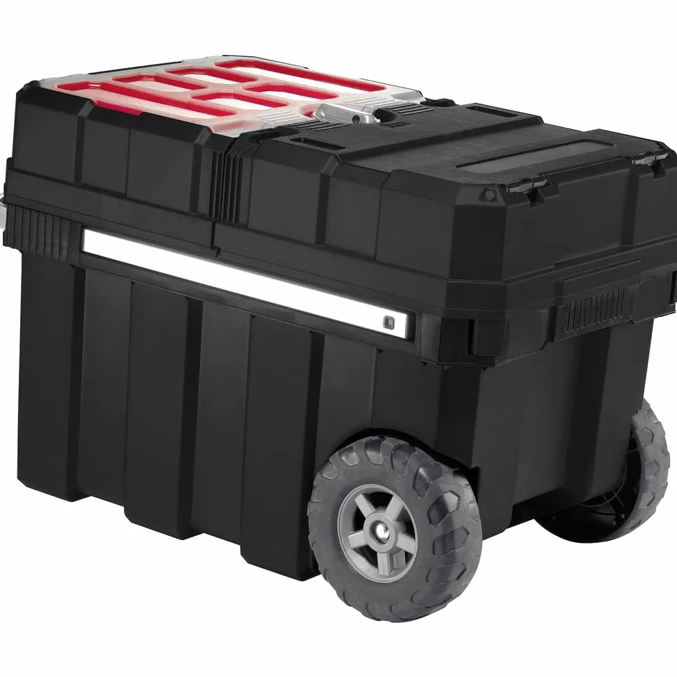 Keter Master Pro Masterloader 17191709 Wózek narzędziowy Plastikowy Czarny/Czerwony