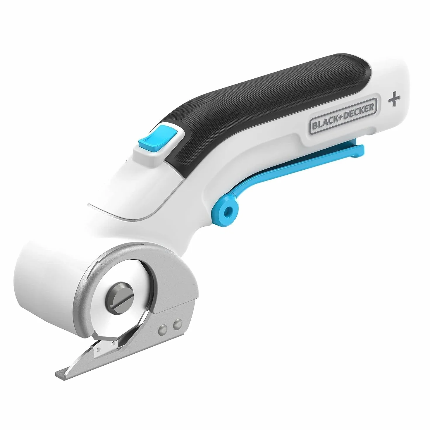 BLACK+DECKER 3,6 V uniwersalna krajalnica akumulatorowa (bezprzewodowa, obrotowa krajarka do precyzyjnego cięcia w materiale, papierze, tekturze, tworzywie sztucznym, z samoostrzącym się ostrzem