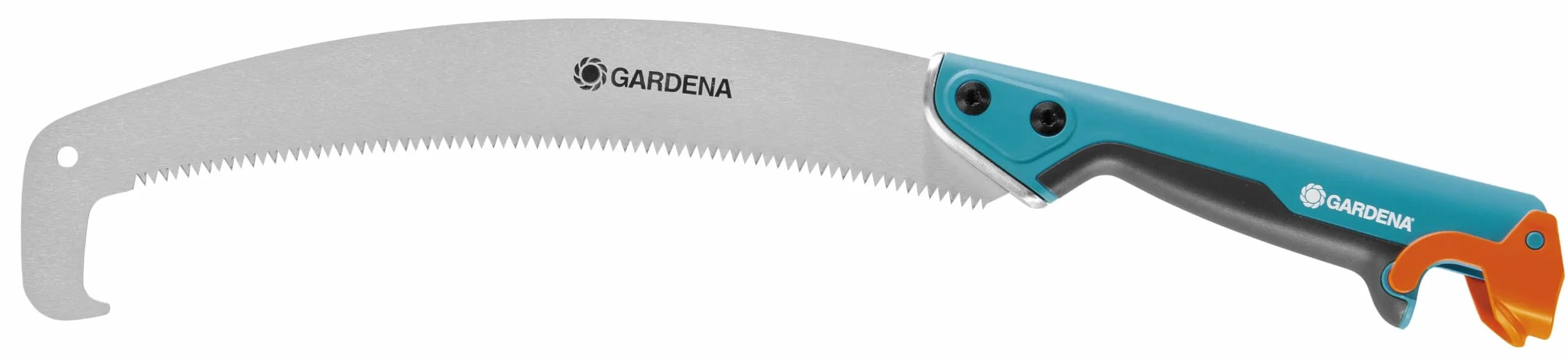 Gardena combisystem piła ogrodowa 300 PP profilowana: piła do gałęzi, dł. brzeszczotu 315 mm, hak do odciętych gałęzi, chromowana na twardo, precyzyjne uzębienie z podwójnym szlifem (8738-20)