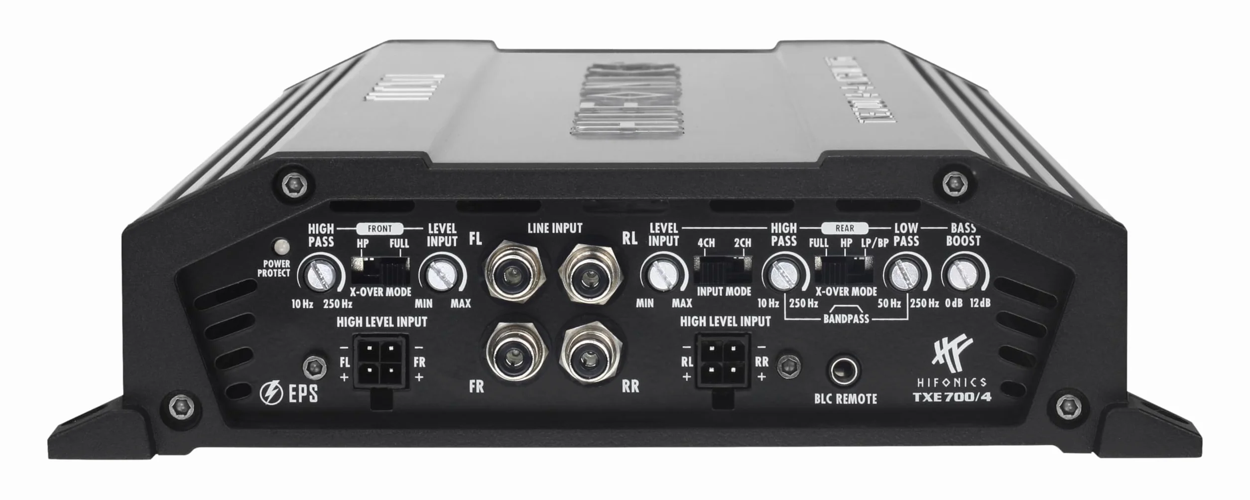 HiFonics TXE 700/4 4-kanałowy wzmacniacz Class-AB z 740 W RMS