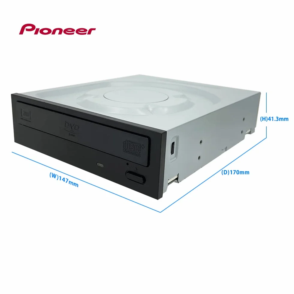 Digital Pioneer DVR-S21WBK/PLUS 24X SATA DVD/RW dwuwarstwowy nagrywarka - czarny luzem