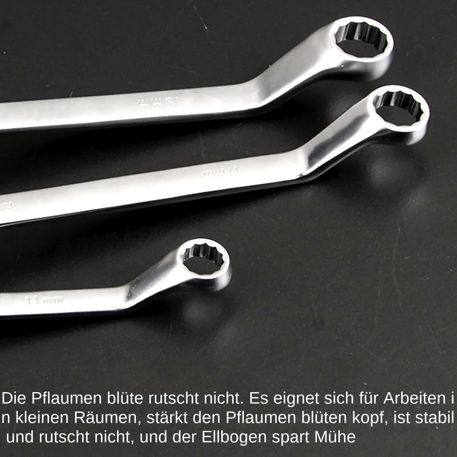 Zestaw Kluczy Nasadowych 10 Sztuk w Walizce Klucz Płaski z Głowicą Obrotową | Stal Chromowo-Wanadowa Narzędzia Dla Mechaników Do Konserwacji Rowerów i Sprzętu Rolniczego