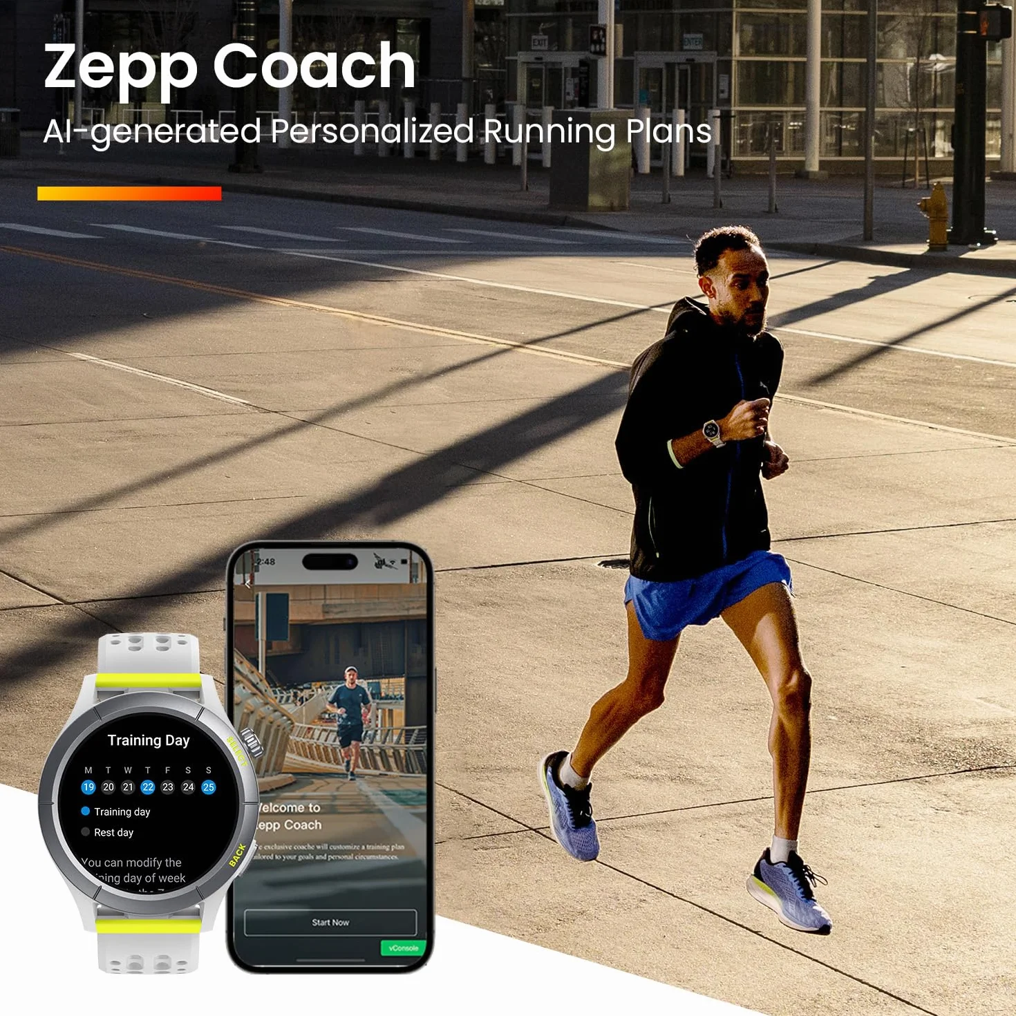 Smartwatch do biegania Amazfit Cheetah 47 mm z dwuzakresowym GPS