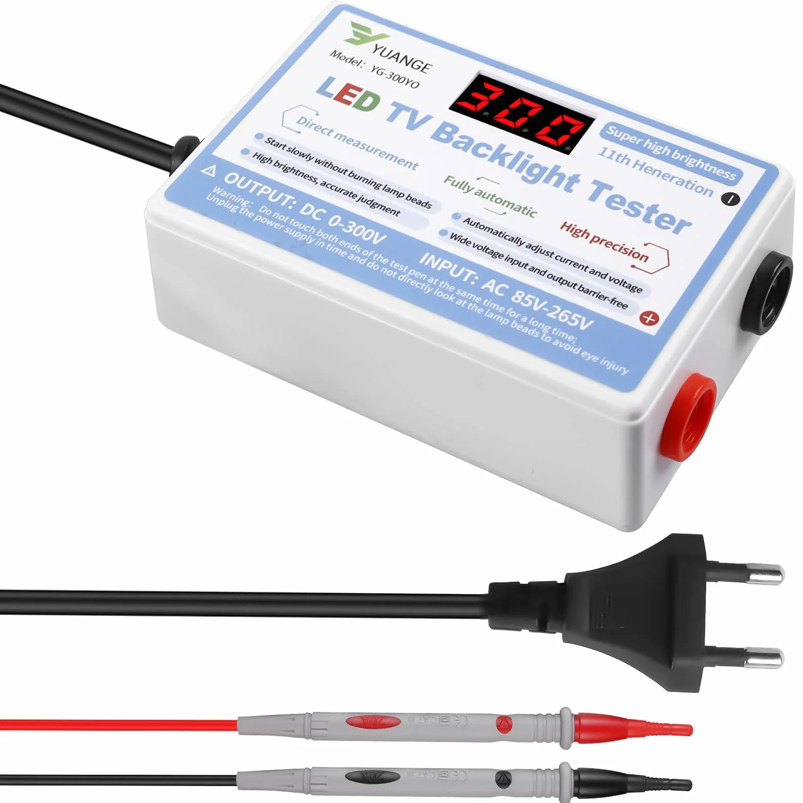 Tester oświetlenia LED i podświetlenia telewizora, tester prądu LED z rysikiem testowym, tester LED do podświetlenia telewizora, tester LED, tester napięcia do wszystkich napraw oświetlenia LED