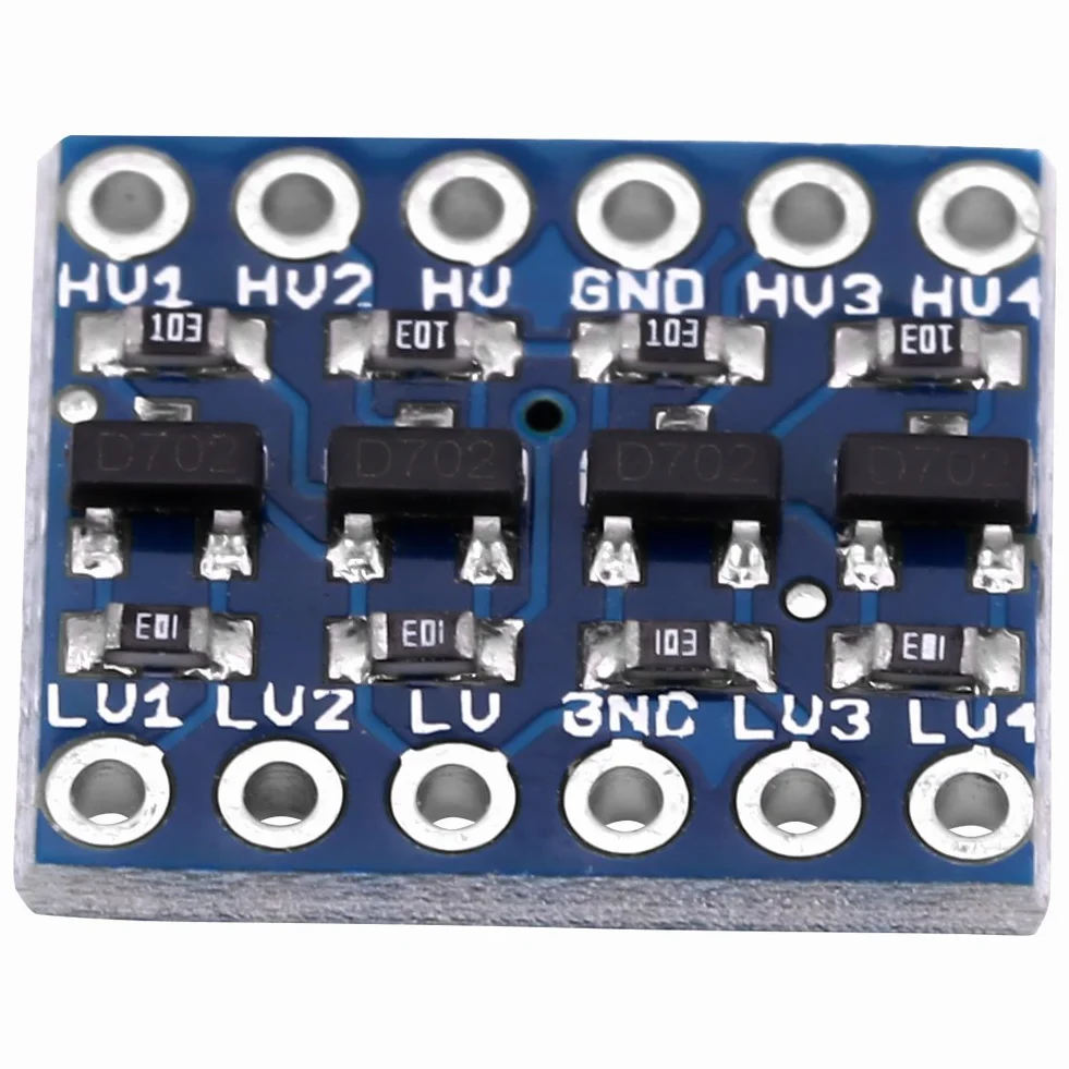4-kanałowy konwerter poziomów logicznych IIC I2C Moduł dwukierunkowy 5 V do 3,3 V