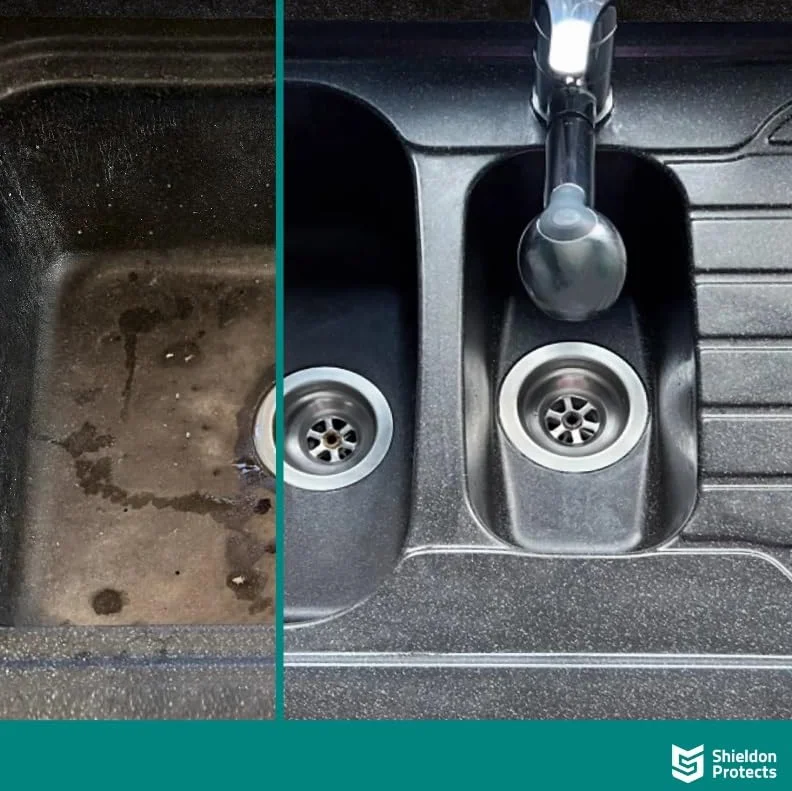 Zestaw do czyszczenia oraz impregnacji zlewozmywaków granitowych Shieldon Wow Super Sink