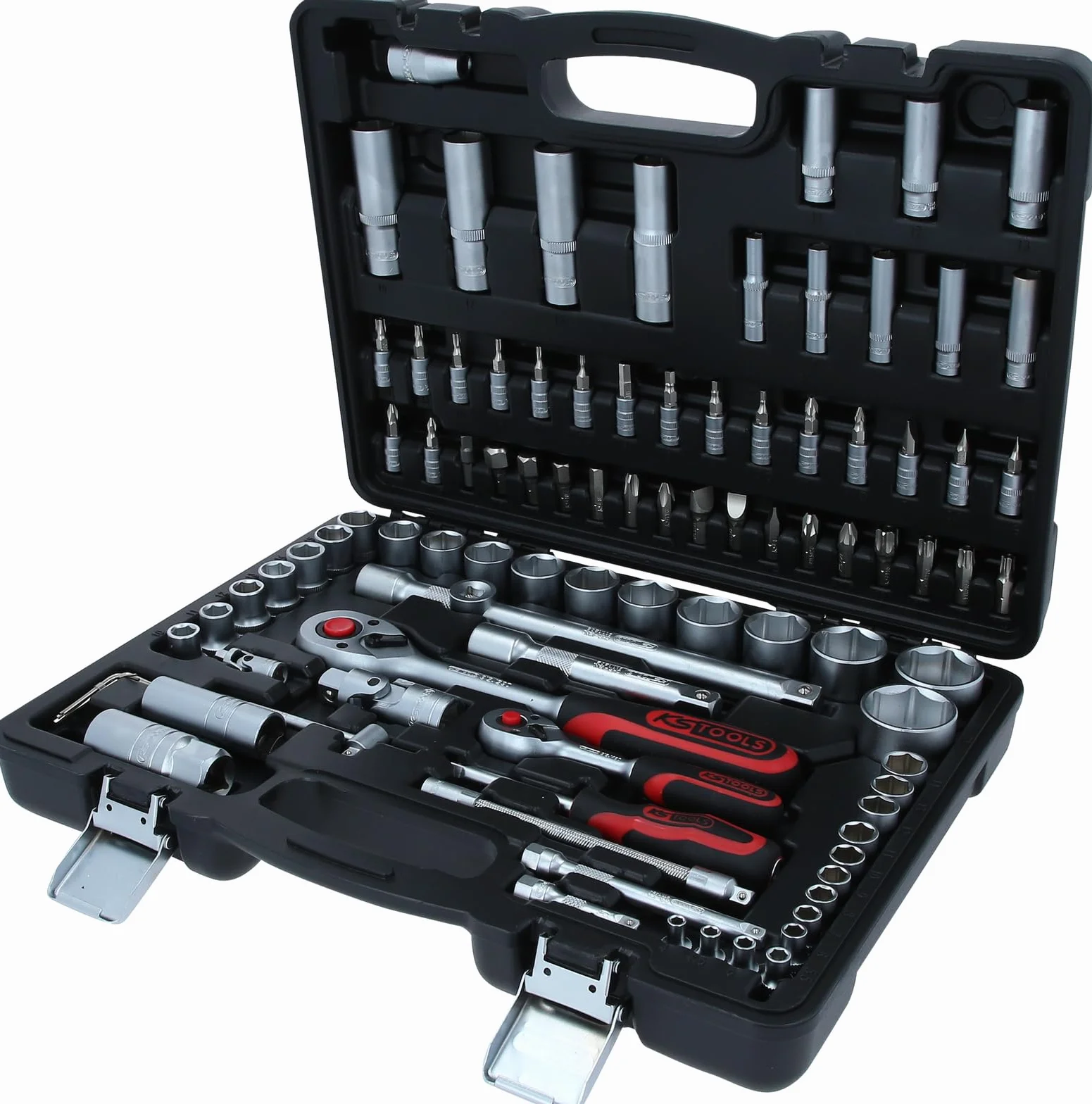 KS Tools 911.0694 Zestaw kluczy nasadowych,94-szt, 1/4"+1/2"