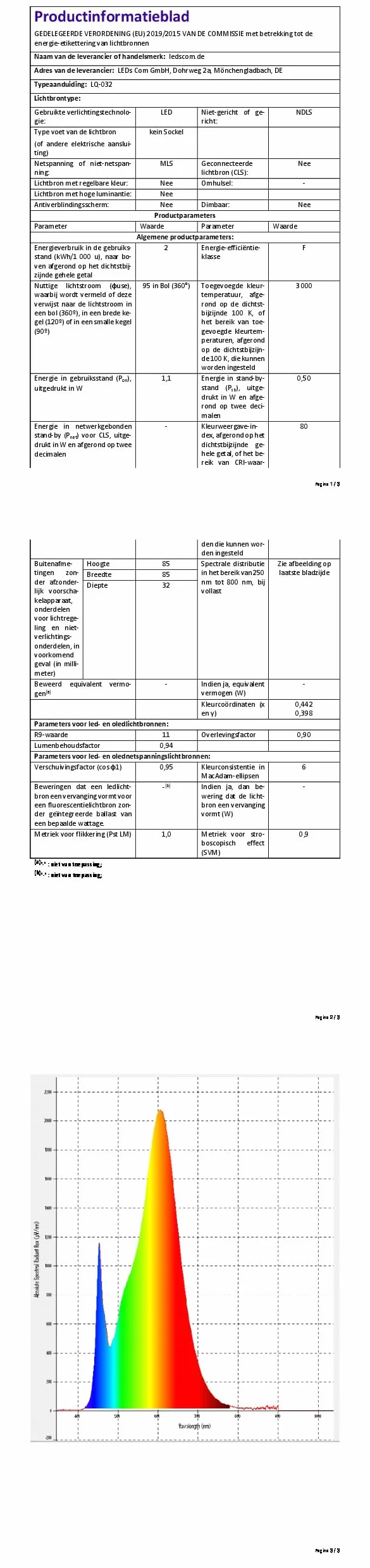ledscom.de 4 LED lampa schodowa/wpuszczana lampa ścienna FEX do wnętrz i na zewnątrz, kątowa, 85 x 85 mm, ciepła biel