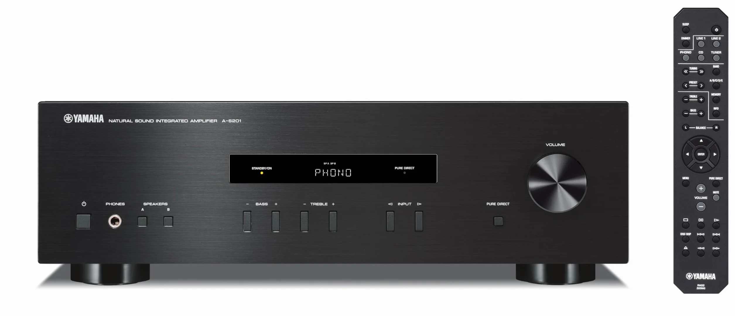 Yamaha Cd-S303 A-S201 Przedwzmacniacz Czarny 15 W
