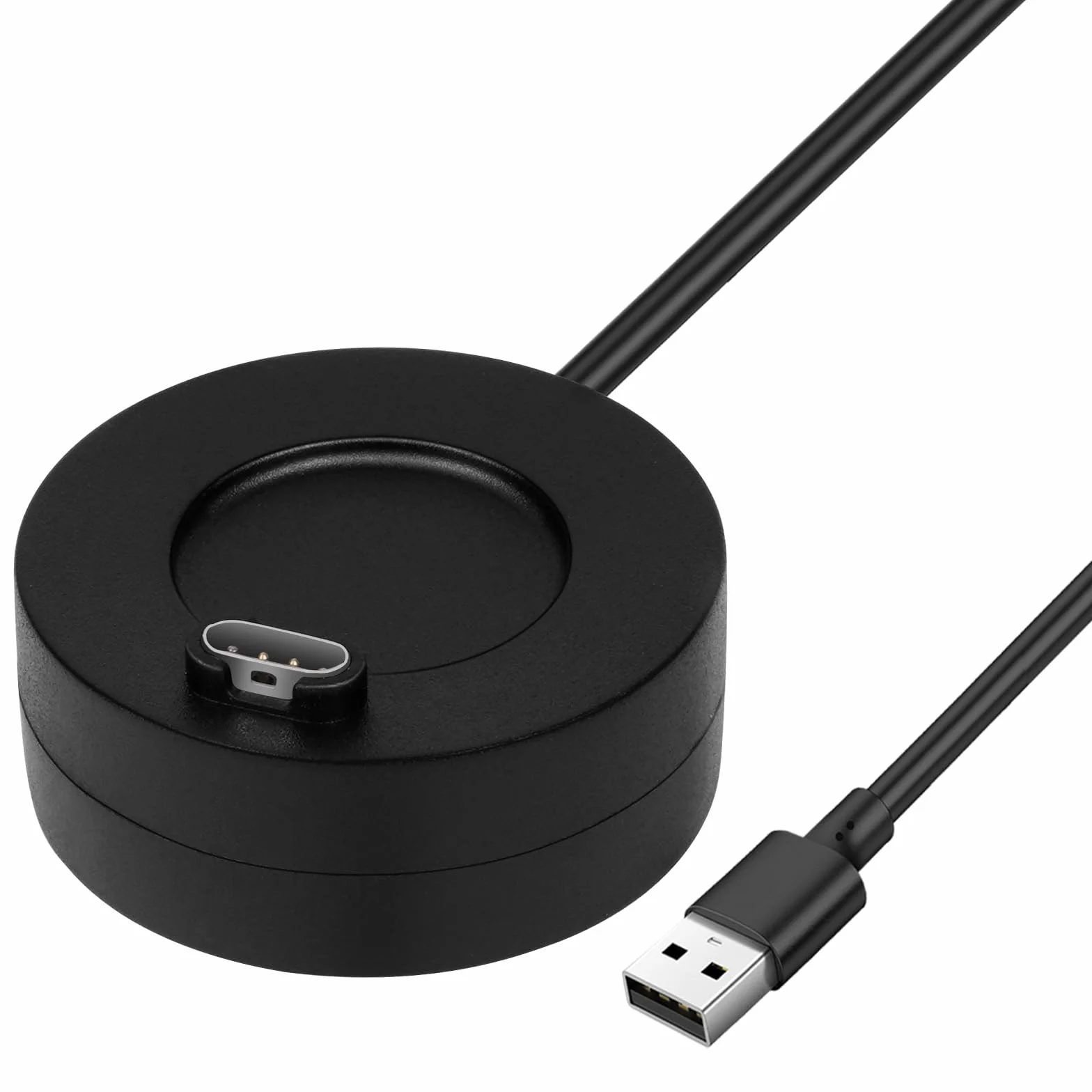AXFEE Stacja ładująca kompatybilna z Garmin i Fenix, kabel 1M USB-C, czarny
